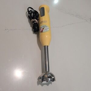 Cuisinart Smart Stick Hand Blender 200 Watts CSB-76 Yellow Tested Works Great